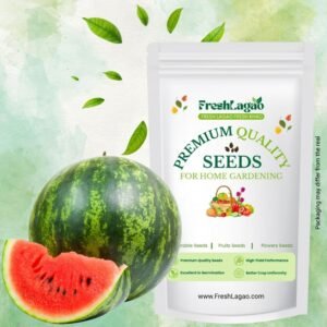 Striped Oval Watermelon Hybrid Seeds (Tarbooj/तरबूज के बीज)