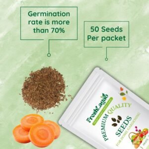 Carrot Orange Seeds (Gajar/गाजर के बीज)
