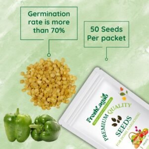 Capsicum Seeds (Hari Shimla Mirch) (हरी शिमला मिर्च के बीज)