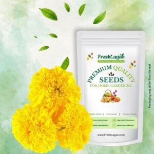Marigold Yellow Flower Seeds (Pila Genda/ पीले गेंदा के बीज)