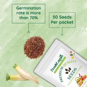 Radish Microgreens Seeds (Mooli/मूली के बीज) – 50g