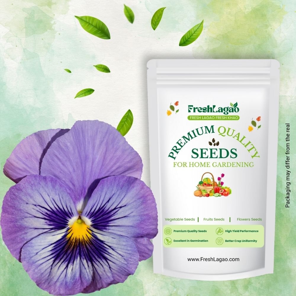 Pansy Swiss Giant Blue seeds